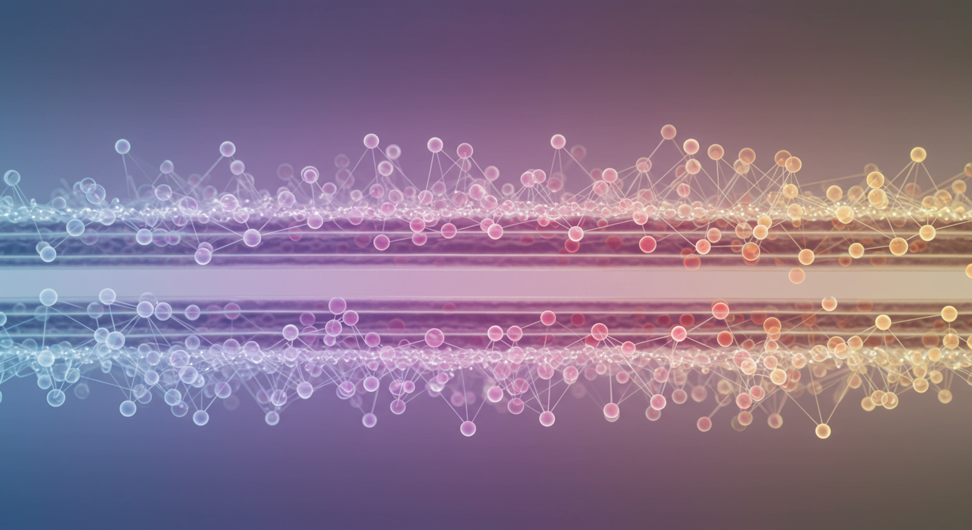 abstract representation of neural network horizontal format
